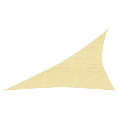 vidaXL Zonnezeil 160 g/m² 3x4x5 m HDPE beige