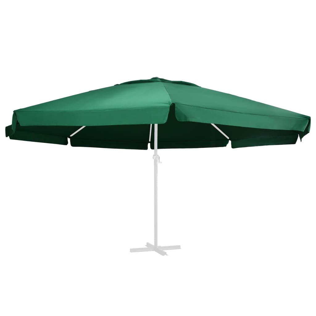 vidaXL Vervangingsdoek voor parasol 600 cm groen