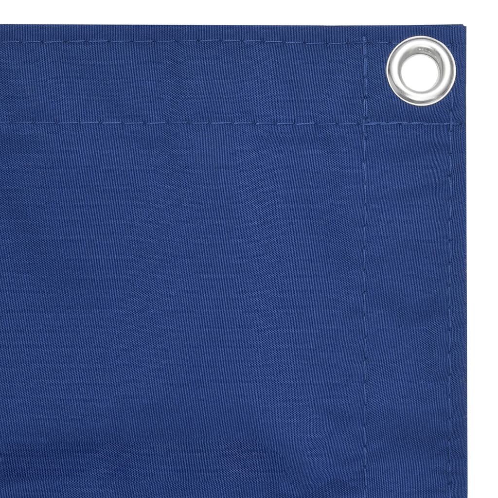 vidaXL Balkonscherm 75x300 cm oxford stof blauw