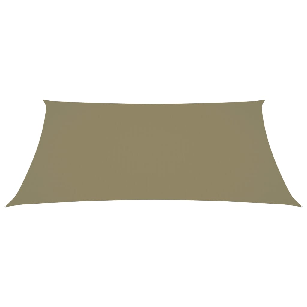 vidaXL Zonnescherm rechthoekig 2x3,5 m oxford stof beige