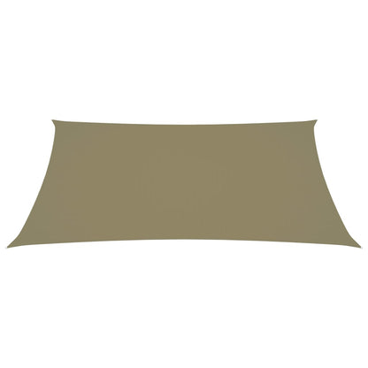 vidaXL Zonnescherm rechthoekig 2x3,5 m oxford stof beige