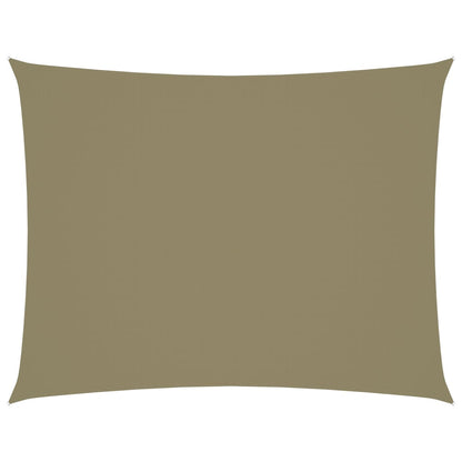 vidaXL Zonnescherm rechthoekig 3,5x4,5 m oxford stof beige