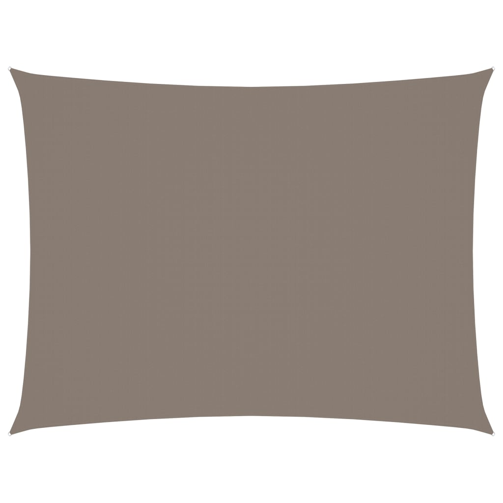 vidaXL Zonnescherm rechthoekig 2x3 m oxford stof taupe