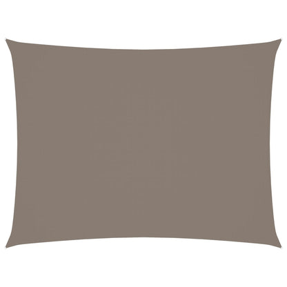 vidaXL Zonnescherm rechthoekig 2x3 m oxford stof taupe