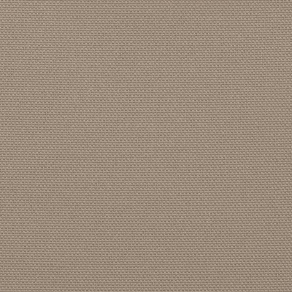 vidaXL Zonnescherm rechthoekig 5x8 m oxford stof taupe