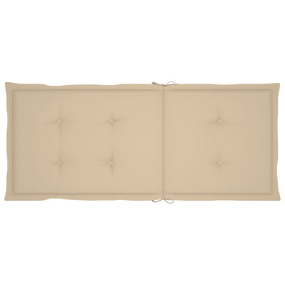 vidaXL Tuinstoelkussens hoge 6 st hoge rug 120x50x3 cm stof beige