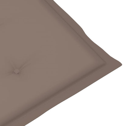 vidaXL Tuinstoelkussens 6 st 100x50x3 cm oxford stof taupe