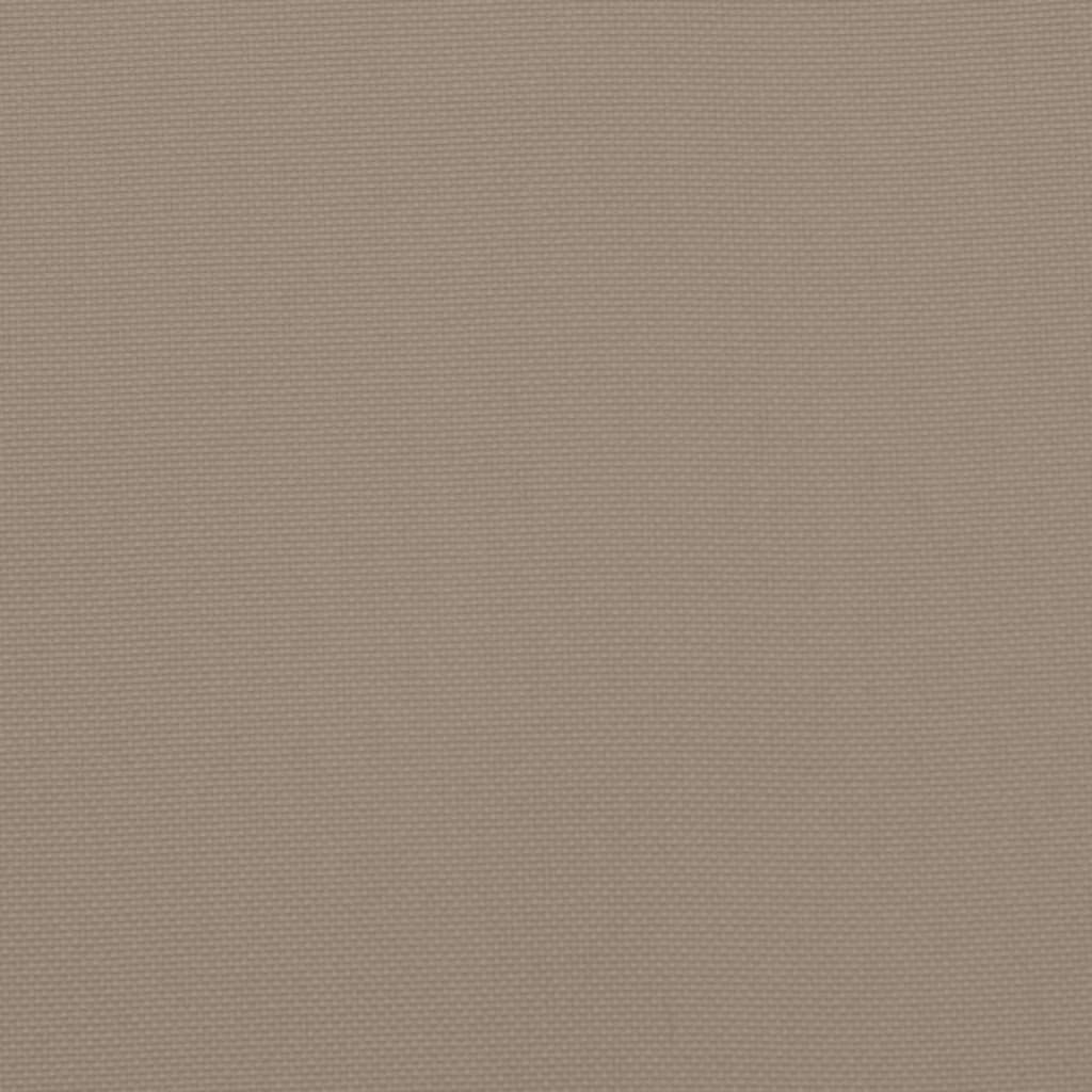 vidaXL Tuinstoelkussens 6 st 100x50x3 cm oxford stof taupe