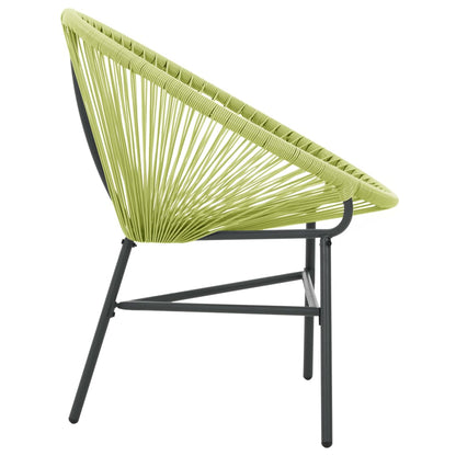 vidaXL Tuinstoel Acapulco poly rattan groen