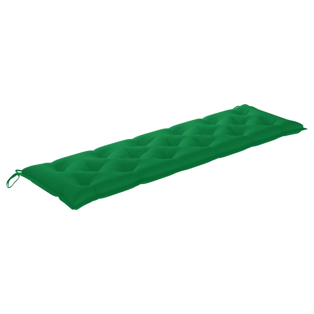 vidaXL Tuinbankkussen 180x(50+50)x7 cm oxford stof groen