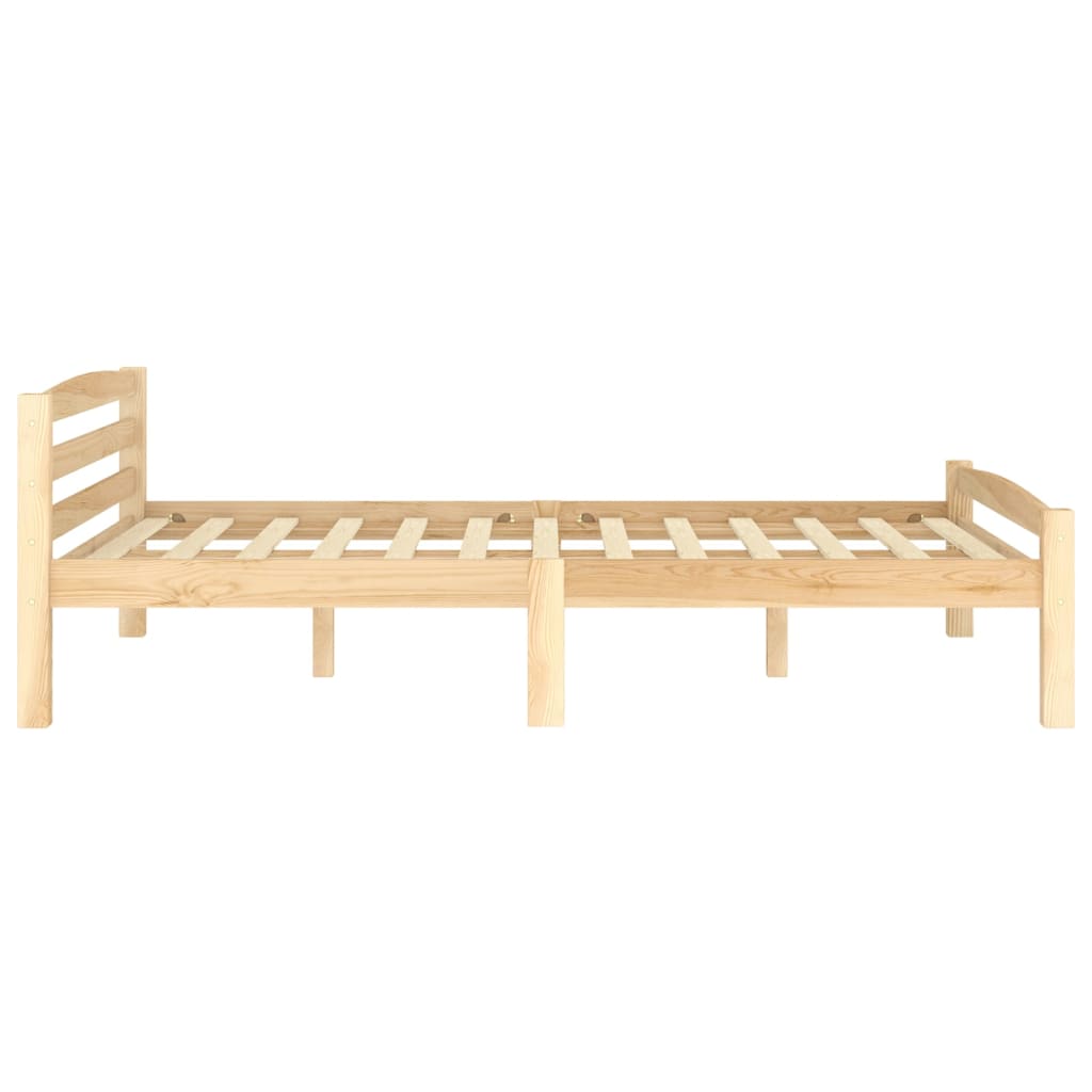 vidaXL Bedframe massief grenenhout 120x200 cm