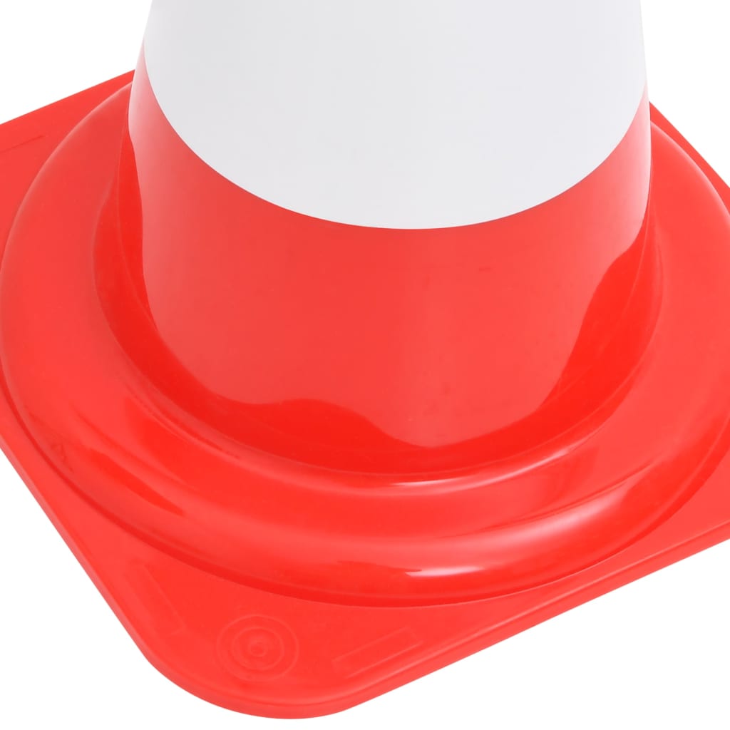 vidaXL Verkeerskegels 4 st reflecterend 50 cm rood en wit