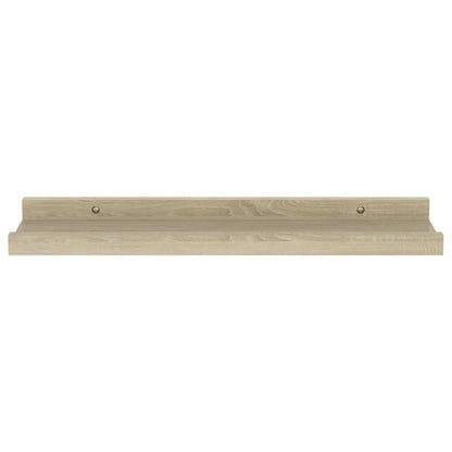 vidaXL Wandschappen 4 st 40x9x3 cm sonoma eikenkleurig