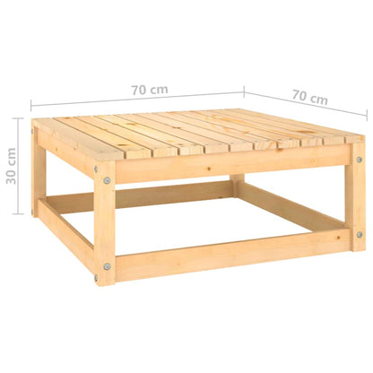 vidaXL 10-delige Loungeset massief grenenhout