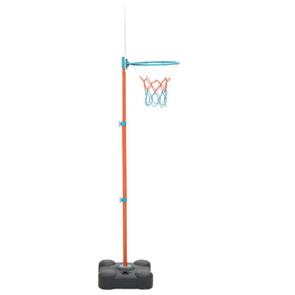 vidaXL Basketbalset draagbaar verstelbaar 109-141 cm