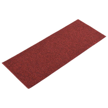 vidaXL 15 st Trapmatten zelfklevend rechthoekig 60x25 cm rood