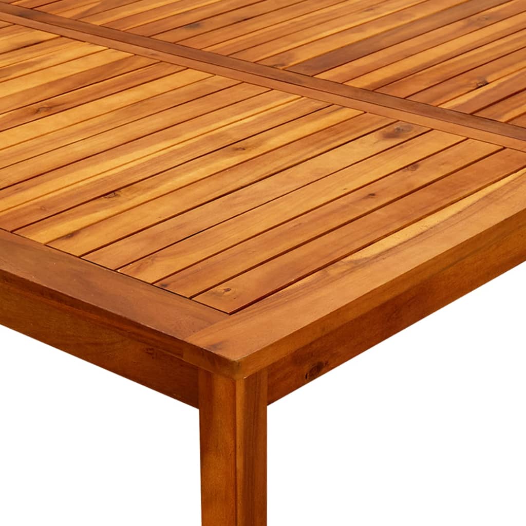 vidaXL Tuintafel 110x110x45 cm massief acaciahout