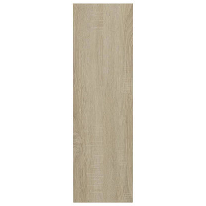 vidaXL Wandschoenenkasten 4 st 60x18x60 cm hout wit sonoma eiken