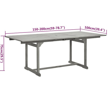 vidaXL 5-delige Tuinset massief acaciahout