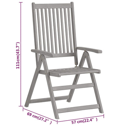 vidaXL 5-delige Tuinset massief acaciahout