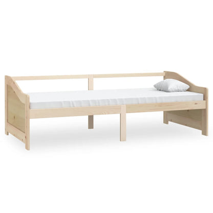 vidaXL Bedbank 3-zits massief grenenhout 90x200 cm