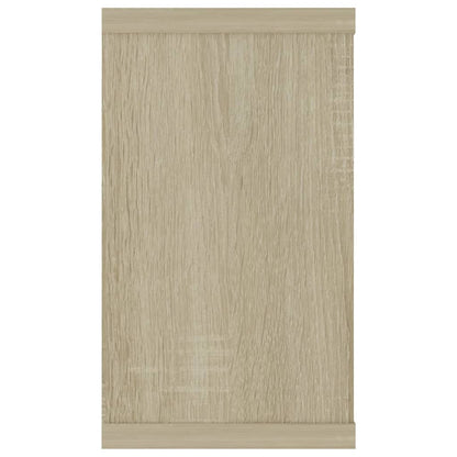 vidaXL Wandschappen kubus 2 st 80x15x26,5 cm bewerkt hout sonoma eiken