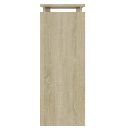 vidaXL Wandtafel 80x30x80 cm bewerkt hout sonoma eikenkleurig