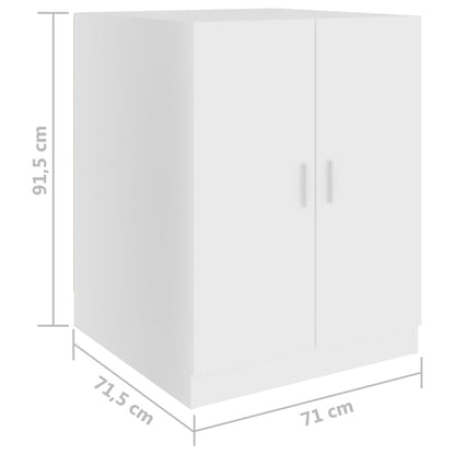 vidaXL Wasmachinekast 71x71,5x91,5 cm wit