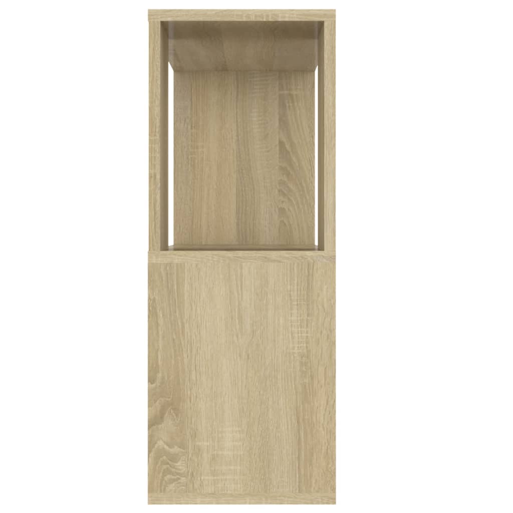 vidaXL Tv-meubel 80x24x63 cm bewerkt hout sonoma eikenkleurig