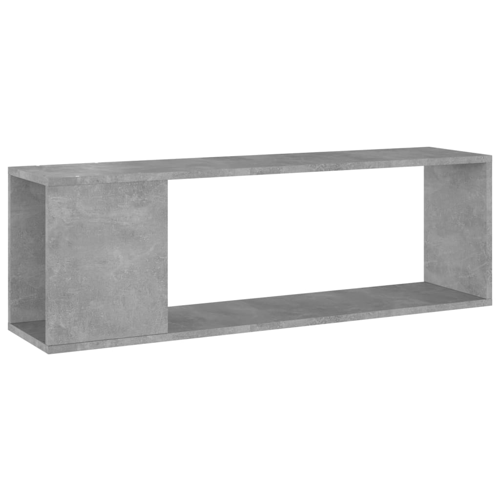 vidaXL Tv-meubel 100x24x32 cm bewerkt hout betongrijs