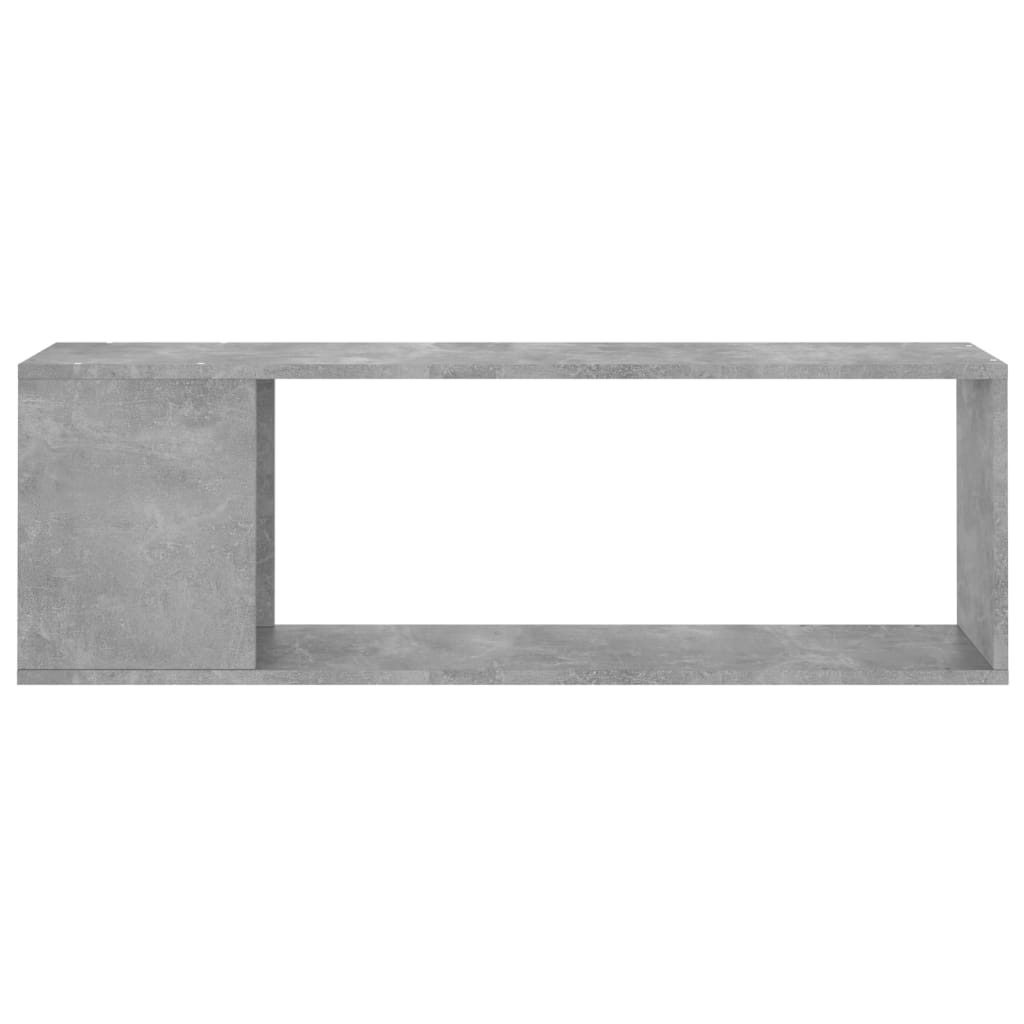 vidaXL Tv-meubel 100x24x32 cm bewerkt hout betongrijs