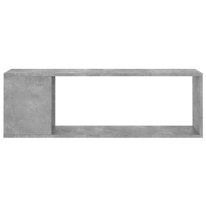 vidaXL Tv-meubel 100x24x32 cm bewerkt hout betongrijs