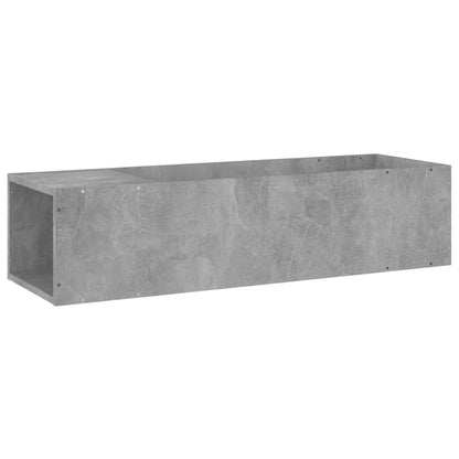 vidaXL Tv-meubel 100x24x32 cm bewerkt hout betongrijs