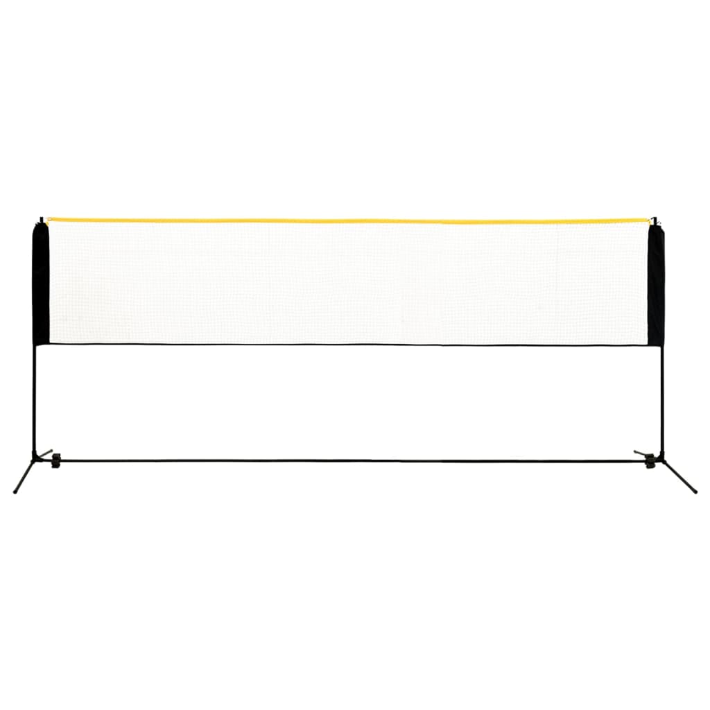 vidaXL Badmintonnet verstelbaar 400x103x94-158 cm metaal