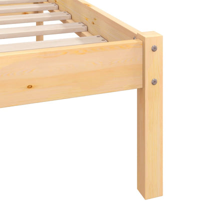 vidaXL Bedframe massief grenenhout 120x200 cm