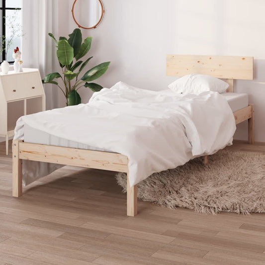 vidaXL Bedframe massief grenenhout 90x200 cm