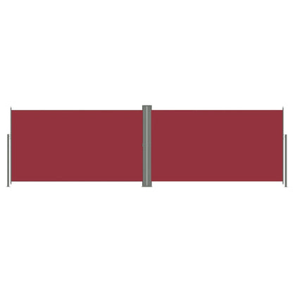 vidaXL Windscherm uittrekbaar 160x600 cm rood