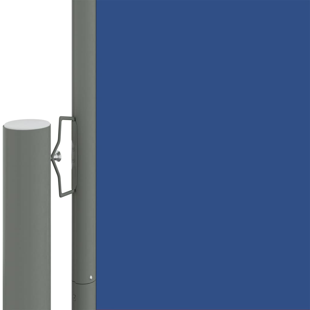 vidaXL Windscherm uittrekbaar 140x1000 cm blauw