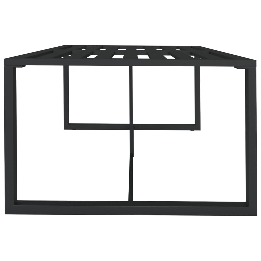 vidaXL Tuintafel 120x60x66 cm aluminium antracietkleurig