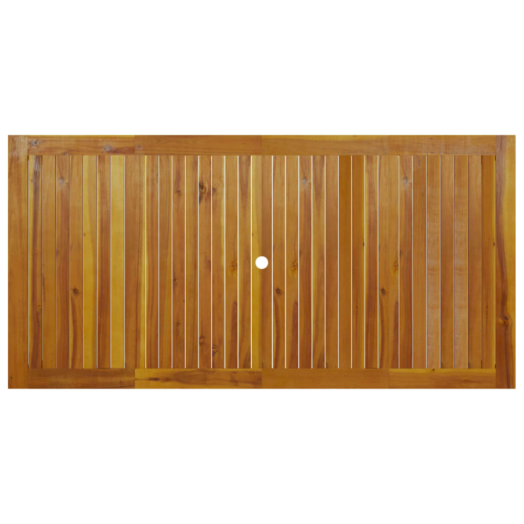 vidaXL Tuintafel 200x100x74 cm massief acaciahout