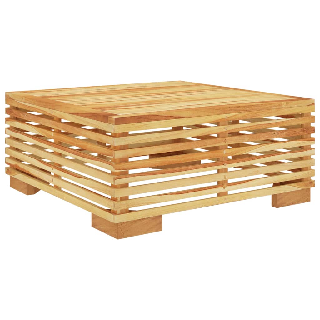 vidaXL Tuintafel 69,5x69,5x31 cm massief teakhout