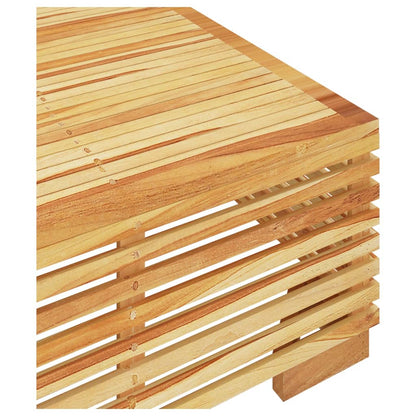 vidaXL Tuintafel 69,5x69,5x31 cm massief teakhout