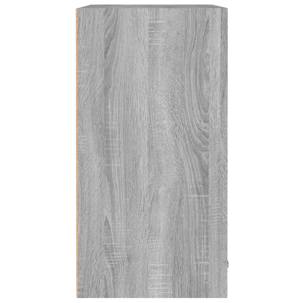 vidaXL Wandkast hangend 60x31x60 cm bewerkt hout grijs sonoma eiken