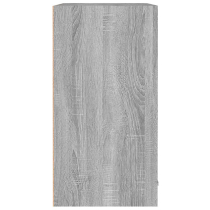 vidaXL Wandkast hangend 60x31x60 cm bewerkt hout grijs sonoma eiken