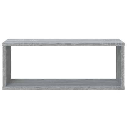 vidaXL Wandschappen kubus 2 st 60x15x23 cm bewerkt hout grijs sonoma