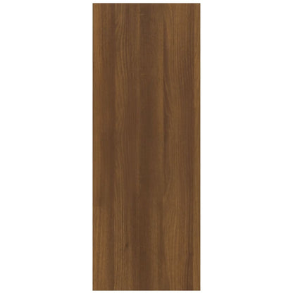 vidaXL Wandtafel 78x30x80 cm bewerkt hout bruin eikenkleur