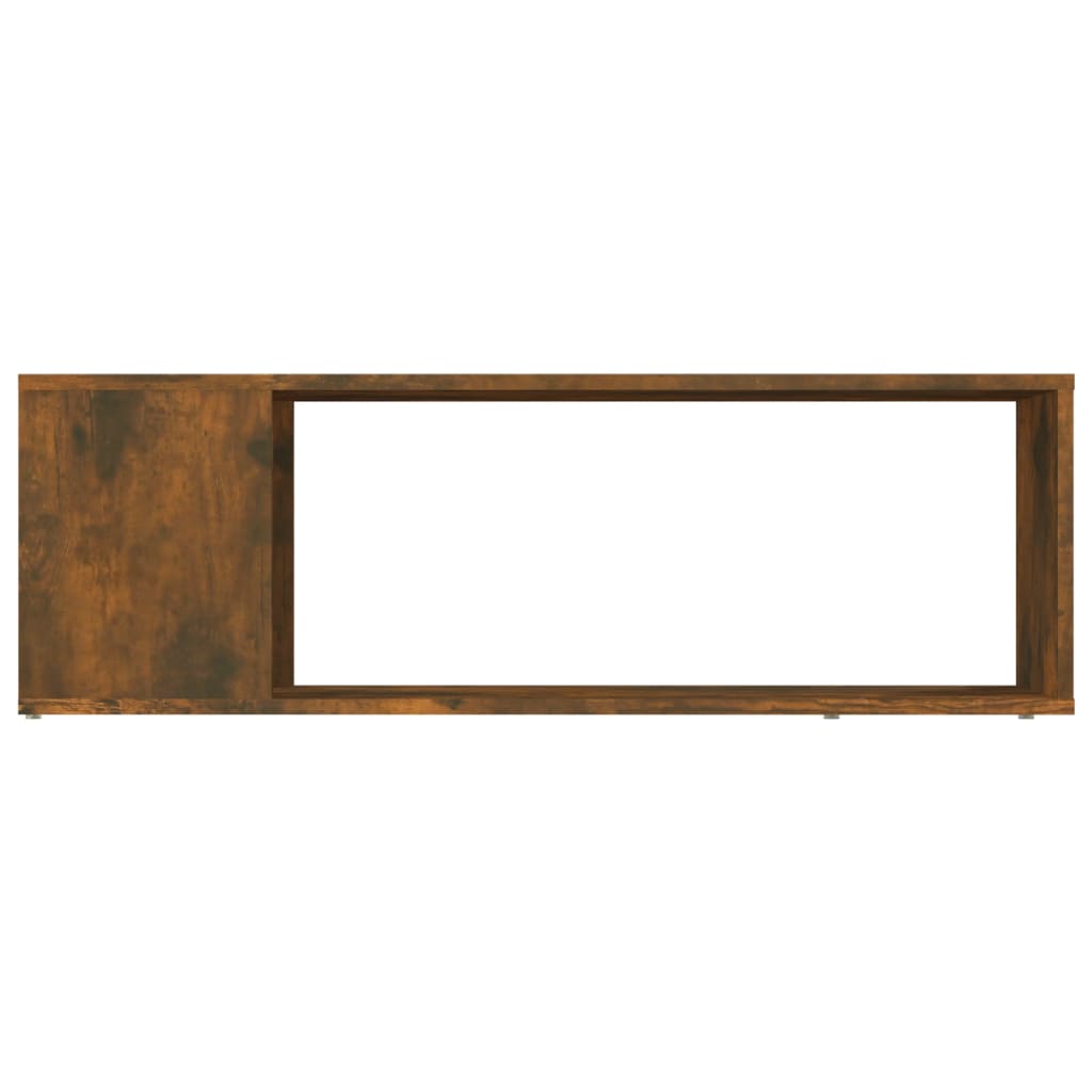 vidaXL Tv-meubel 100x24x32 cm bewerkt hout gerookt eikenkleurig