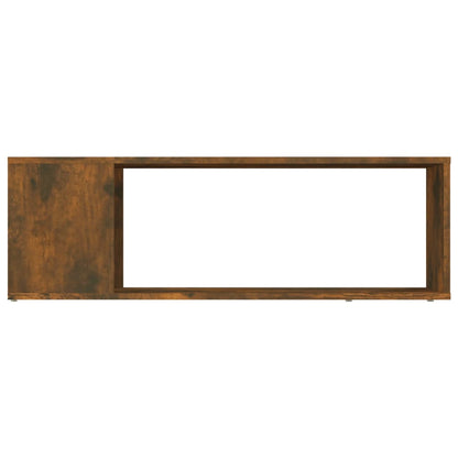 vidaXL Tv-meubel 100x24x32 cm bewerkt hout gerookt eikenkleurig