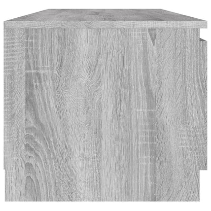 vidaXL Tv-meubel 140x40x35,5 cm bewerkt hout grijs sonoma eikenkleurig