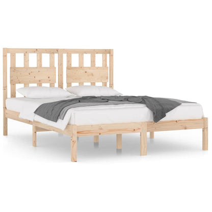 vidaXL Bedframe massief grenenhout 140x190 cm